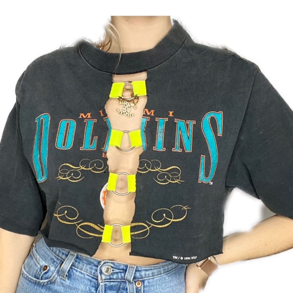 LF Miami dolphins graphic reworked tee